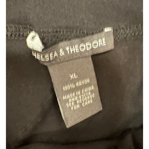 Chelsea & Theodore Maxi Tiered Ruffle Skirt - Black - XL - Picture 8 of 10